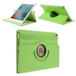 iPad Pro 9.7 hoes 360 graden roteerbaar Litchi Leder groen