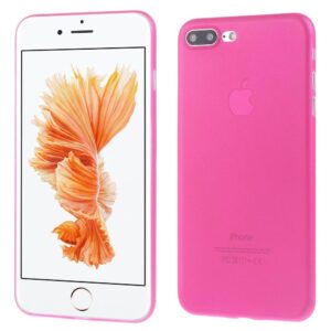 Ultradun roze iPhone 7 plus TPu hoesje