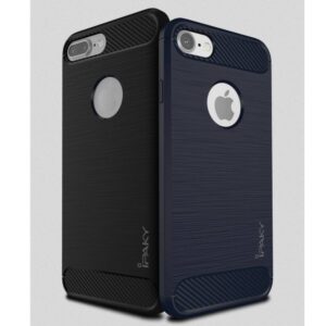 Flexibel en stevig iPhone 7 plus TPU hoesje Donker blauw (bijna zwart)