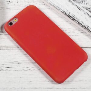 Thermo hoesje iPhone 6 PLUS Rood wordt Geel bij warmte