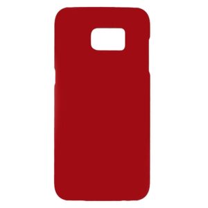 Rood Harde plastic met rubber bekleed Galaxy S7 Edge hoesje