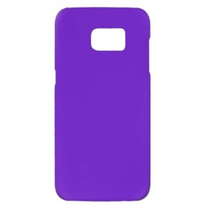 paars Harde plastic met rubber bekleed Galaxy S7 Edge hoesje
