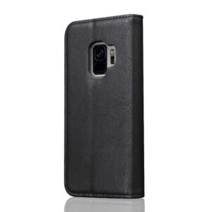 Zwarte luxe afgewerkt Samsung S9 portemonnee hoesje