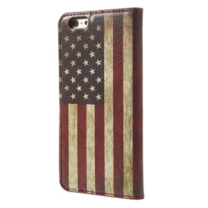 Stars and stripes iPhone 6 plus portemonnee hoes