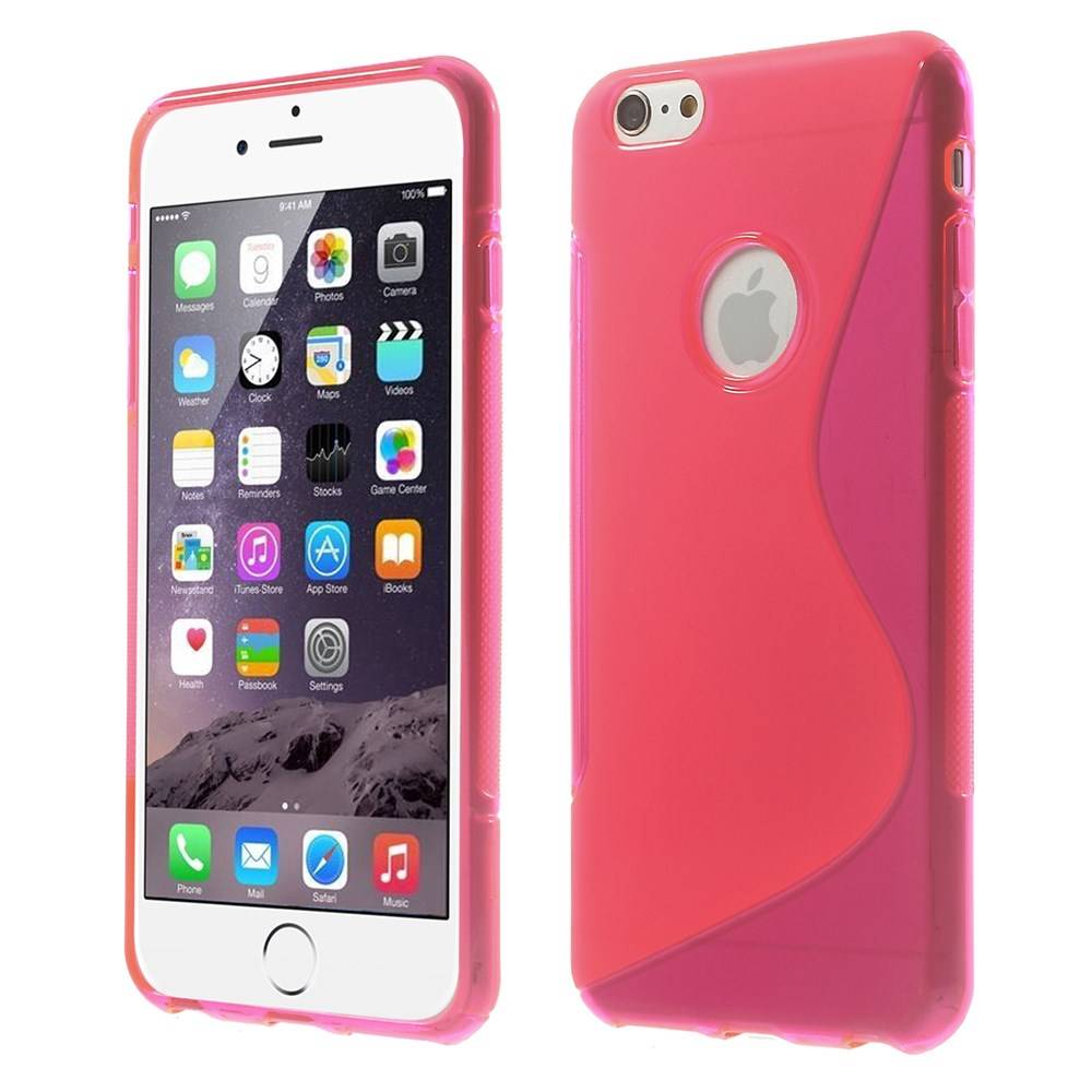 Bedrog Beleefd milieu Roze S-line iPhone 6 Plus TPU hoesje – BestBuyHoesjes.nl