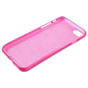 Flexibel glimmend geborsteld roze TPU hoesje voor de iPhone 7
