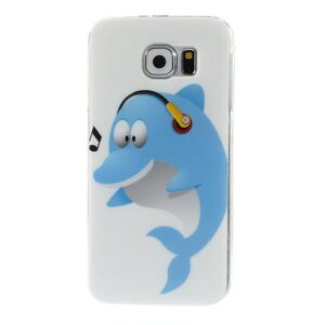 Blauw dolfijntje Samsung Galaxy S6 TPU hoes