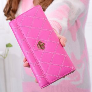Lady Leather Crown Wallet Paars