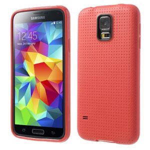 Samsung Galaxy S5 style tpu hoesje rood