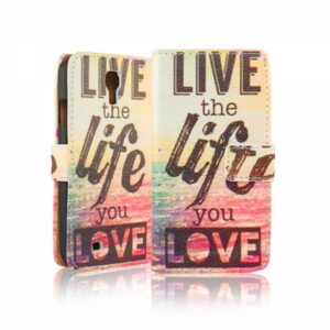 Live the life you love Samsung galaxy S5 portemonnee hoesje