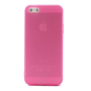 Roze transparant iPhone 5/5S TPU hoesje