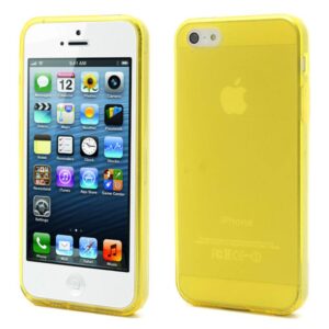 Geel transparant iPhone 5/5S TPU hoesje
