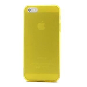 Geel transparant iPhone 5/5S TPU hoesje