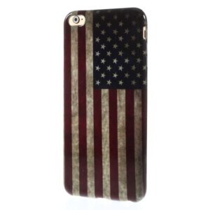 Amerikaanse vlag iPhone 6 plus TPU hoesje