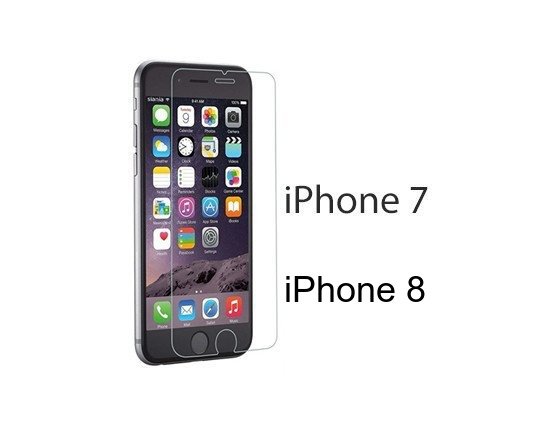 Set van 2 Tempered glass screenprotectors iPhone 7 en iPhone 8