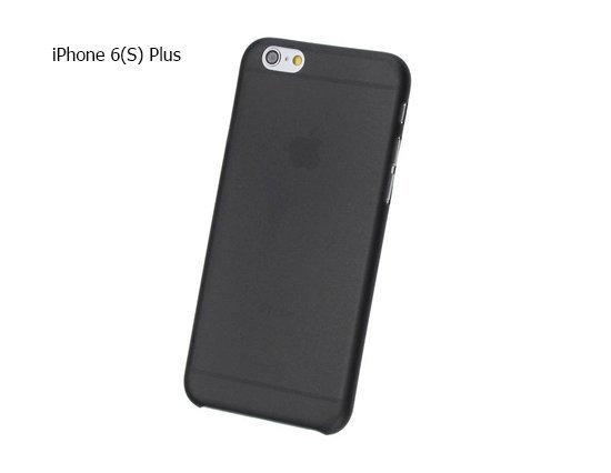Hardcase hoesje iPhone 6(S) Plus (zwart)