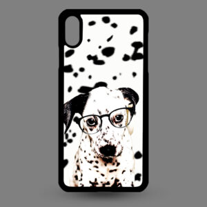 iPhone XR – Dalmatier pup met bril