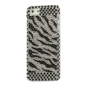 Zebra rhinestone iPhone 5/5S hardcase