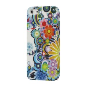 iPhone 5/5S TPU hoesje kleurrijke bloemen
