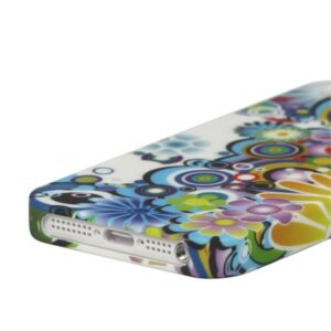 iPhone 5/5S TPU hoesje kleurrijke bloemen