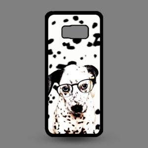 Samsung S8 – Dalmatier pup met bril