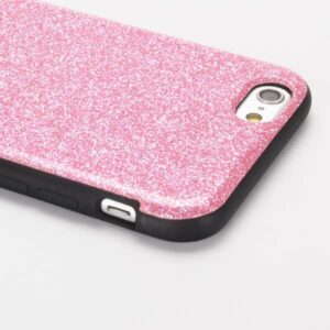 Roze glitters iPhone 6 TPU hoesje