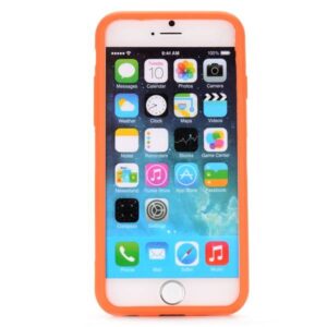Stars oranje iPhone 6 Siliconen hoes