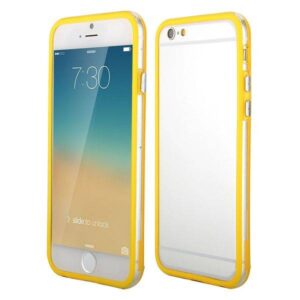 iPhone 6 bumper geel/transparant