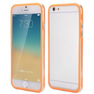 iPhone 6 bumper oranje/transparant