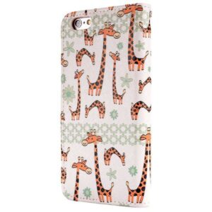 Girafjes iPhone 6 portemonnee hoes