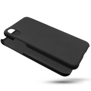 Zwarte hardcase anti vingerafdruk voor de iPhone X