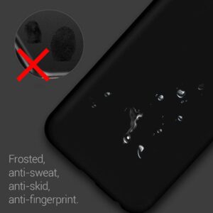 Zwarte hardcase anti vingerafdruk voor de iPhone X
