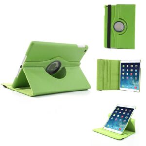 iPad Air hoes 360 roteerbaar PU Leder Groen