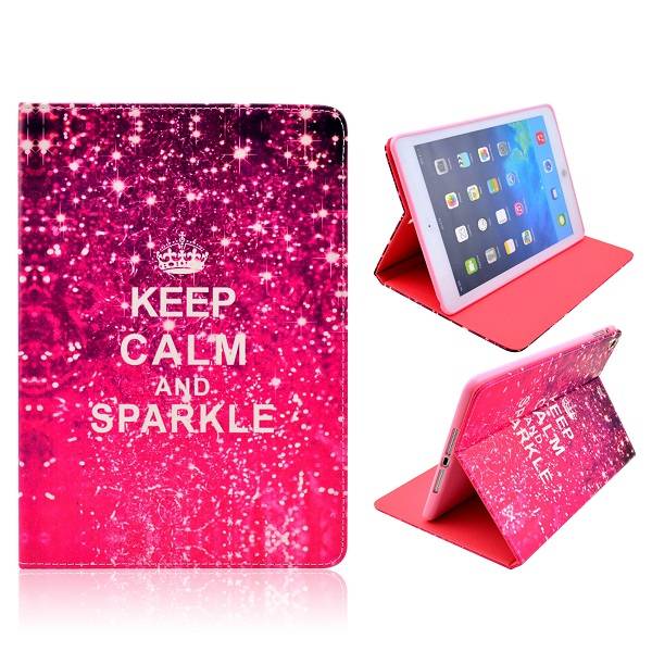 Keep calm and sparkle iPad Air bookcase