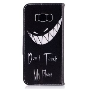Dont touch my phone Samsung S8 PLUS portemonnee hoesje