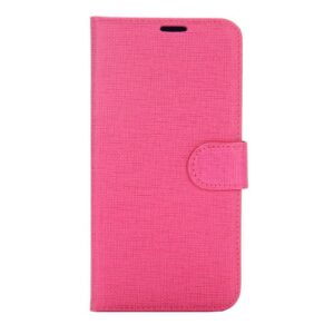 Roze pu leren Galaxy S8 PLUS portemonnee hoesje