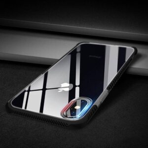 Wit met Transparant dual color flexibel iPhone XR hoesje