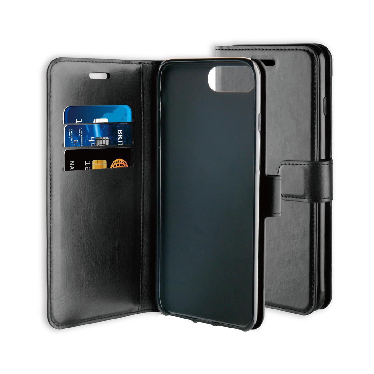 Productiviteit aansporing Tenslotte BeHello iPhone 8 Plus 7 Plus 6s Plus 6 Plus Hoesje – Gel Wallet Case Met  Ruimte Voor 3 Pasjes – Zwart – BestBuyHoesjes.nl